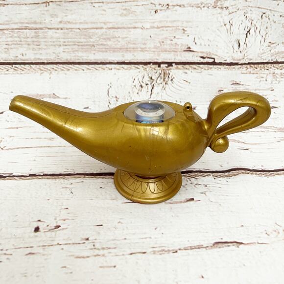 DISNEY Vintage 1992 Aladdin Magic Eight Ball Genie Lamp - Picture 2 of 7
